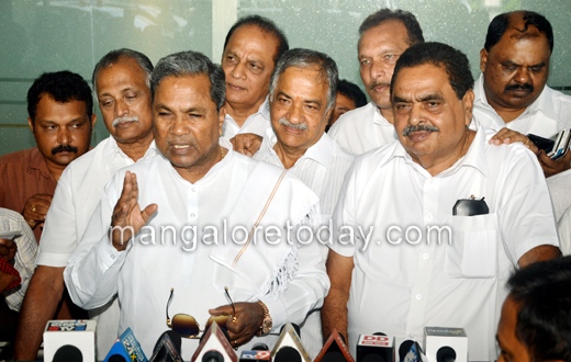 Chief Minister Siddaramaiah in Mangalore